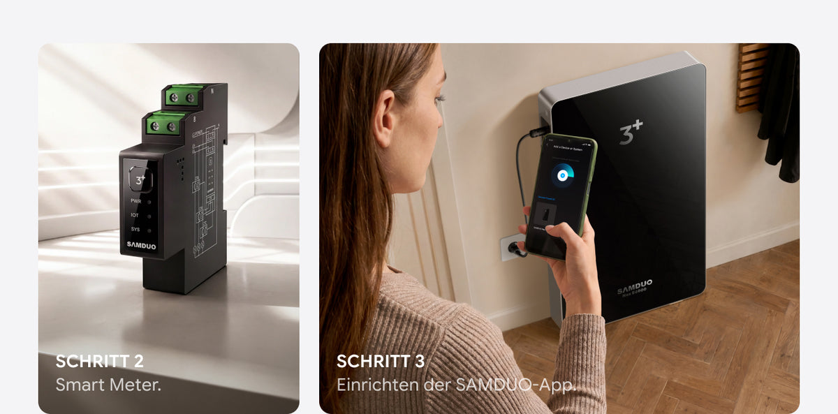 Einfache Installation in 3 Schritten